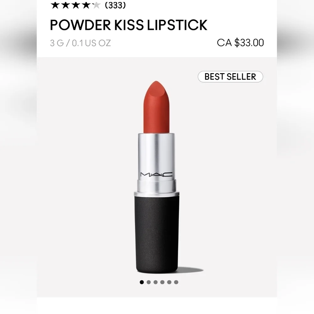 🆕️💋💄MAC DEVOTED TO CHILI POWDER KISS LIPSTICK💄💋 - Picture 2 of 15